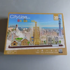 3d puzzel cityline Barcelona 3D puzzel CityLine Barcelona